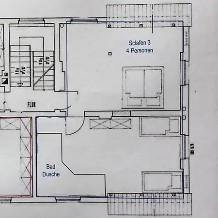 Daire Ferienwohnung Mit 2 Schlafzimmern, Gemeinschaftskueche Und Sauna Rostock